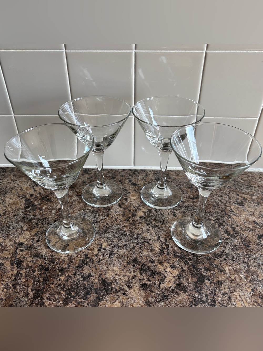 Vintage Libbey Embassy Martini Glasses - Set of 4